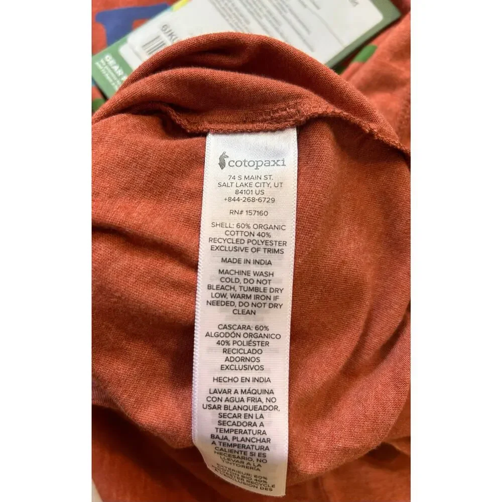 NWT Cotopaxi Organic Kids’ T-Shirt, Size 10/12